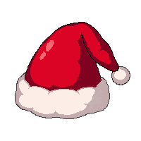 red santa hat