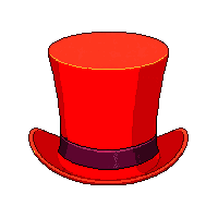 red top hat