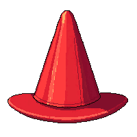 red tricorn hat