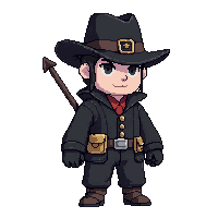 black bard outfit