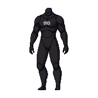 black wetsuit