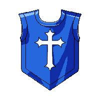 blue knight tabard