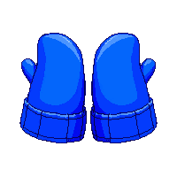 blue mittens