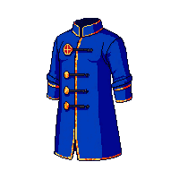 blue surcoat