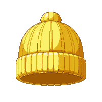 golden beanie