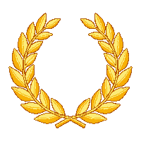 golden laurel wreath