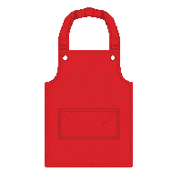 red apron cooking