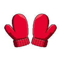 red mittens