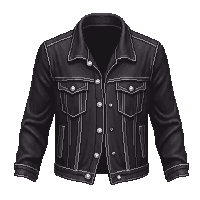 black denim jacket