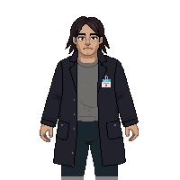 black lab coat