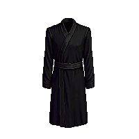 black monk robe