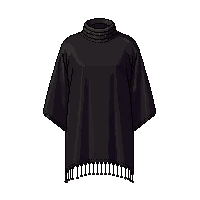 black poncho