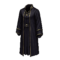 black royal robe