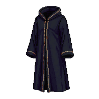 black wizard robe
