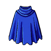 blue cape hero