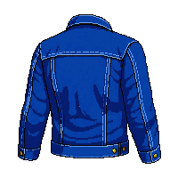 blue denim jacket