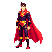 red cape hero