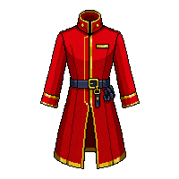 red pirate coat