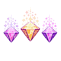 emoji sparkles three diamond shaped glitter magic