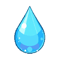 emoji water droplet blue tear rain single