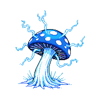 electric mushroom creature