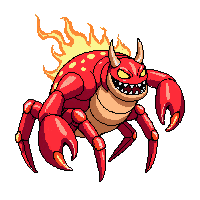 fire crab monster