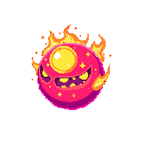 fire eyeball floating