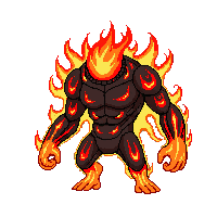 fire mummy