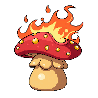 fire mushroom creature