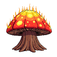 lava mushroom creature