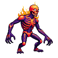 lava skeleton