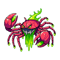 poison crab monster