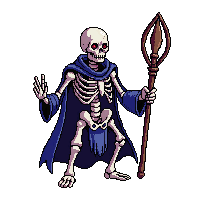 skeleton mage