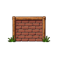brick fence