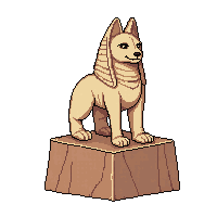 desert sphinx statue small