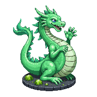 dragon statue jade