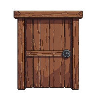 dungeon door wooden