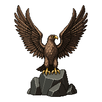eagle statue bronze