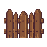 fence wooden section