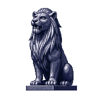 lion statue guardian