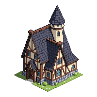 medieval large house