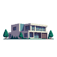 modern large house