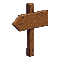 signpost wooden
