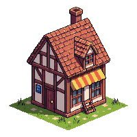 tudor shop building