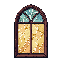window arched stained glass