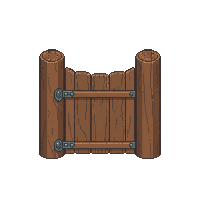 wooden gate