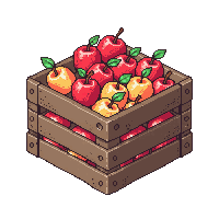 apple crate full