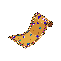 desert magic carpet rolled