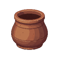 pot clay breakable