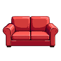 sofa red